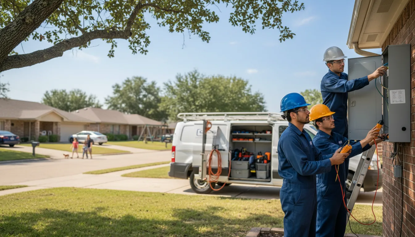 Certified electrician providing emergency electrical services in Riner, VA